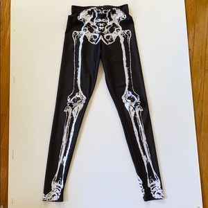 Black milk skeleton leggings
